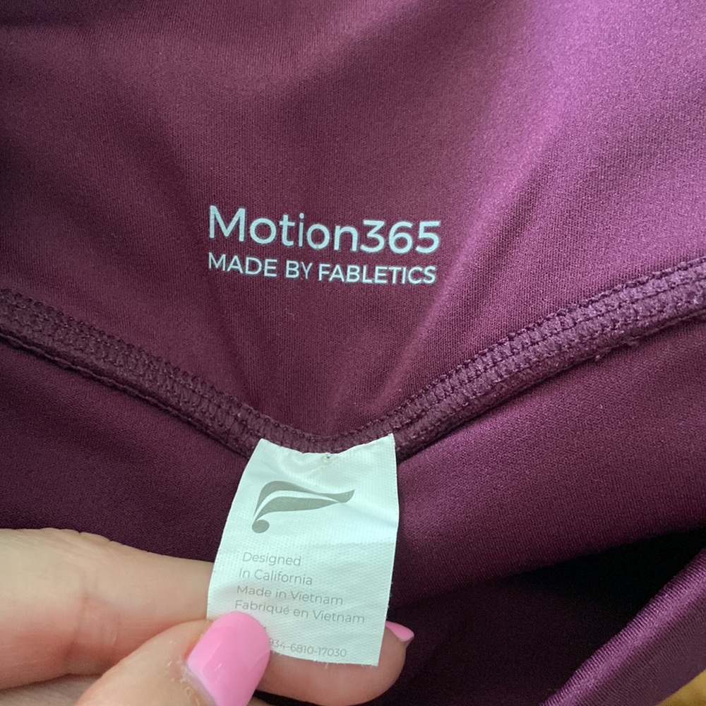Fabletics Plum High-Rise Leggings - Picture 4 of 5